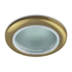 WR1 GD Светильник влагозащищенный MR16,12V220V, 50W золото (100/2000)