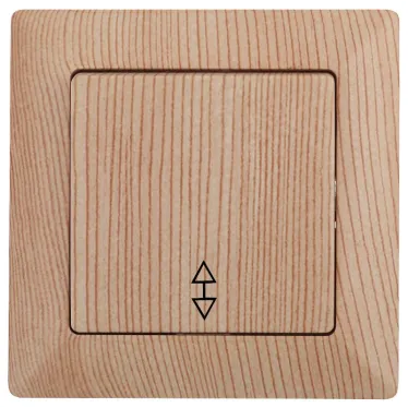 Переключатель, 10А-250В, СУ, Solo, сосна,4-103-11