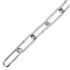 Цепь DIN763 2мм длиннозвенная оцинкованная (80м)