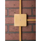 Коробка разветвительная KMP-030-032 (104х104х28) светлое дерево PROxima