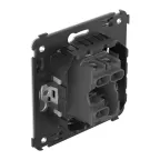 Avanti Переключатель одноклавишный в стену, ''Черный квадрат''