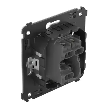 Avanti Переключатель одноклавишный в стену, ''Черный квадрат''