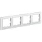 BRITE Рамка 4 поста РУ-4-БрБ белый