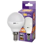 Лампа светодиодная LED 9Вт Е14 теплый матовый шар