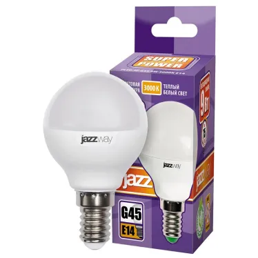 Лампа светодиодная LED 9Вт Е14 теплый матовый шар