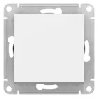 ATLASDESIGN 1-клавишный ВЫКЛЮЧАТЕЛЬ 2-полюсный, 10А, мех., БЕЛЫЙ