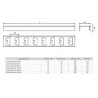 Стойка кабельная 1200 мм