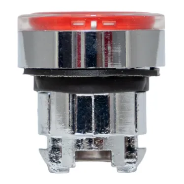 Исполнительный механизм кнопки XB4 красный плоский возвратный без фиксации, с подсветкой