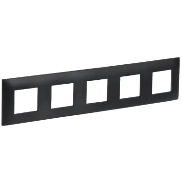 SKANDY Рамка 5-местная SK-F05Bl черный IEK