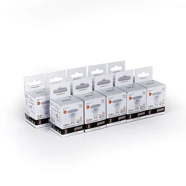 Лампа светодиодная LED 9 Вт 640 лм 3000К софит MR16 теплый GU10 AC 220В Elementary Gauss