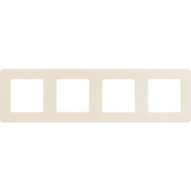 Рамка 4 поста INSPIRIA слоновая кость