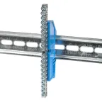 Шина нулевая N 63.20 (DIN изолятор) никель