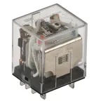 Реле промежуточное 24В переменного тока 3пк 10A РЭК77/3 c индикацией