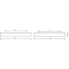 Светильник OWP OPTIMA LED 1200 IP54/IP54 EM 4000K