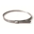 Хомут из нержавеющей стали 400х8 (30 шт)