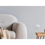 Выключатель одноклавишный, белый винтовые зажимы 10АХ