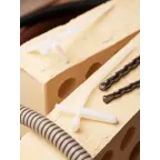 Хомут дюбельный серый (7х150) (50шт.) PROxima