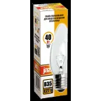 Лампа накаливания B35 240V 40W E27 clear