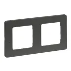 Рамка 2 поста INSPIRIA дымчатая