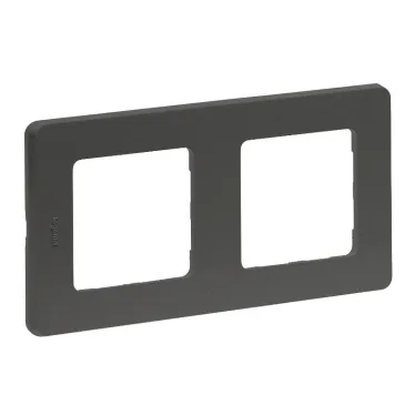 Рамка 2 поста INSPIRIA дымчатая
