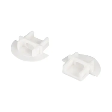 Заглушка для MIC-F белая с отверстием (ARL, Пластик)