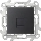 Розетка RJ45 кат 5e UTP, графит