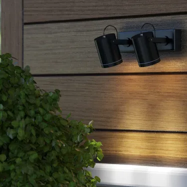 Светильник архитектурный ДБУ под лампу 35 Вт 2хGU10 AC 220В IP54 280х90х130мм Sonata Gauss