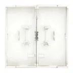 Валенсия лицевая панель выключателя 2-кл. проходного 10А графит