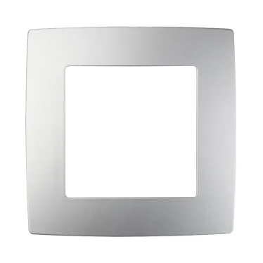 Рамка на 1 пост, Эра12, алюминий, 12-5001-03