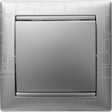 VALENA Рамка 1 пост алюминий модерн