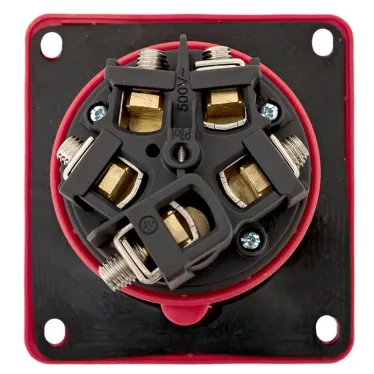 Розетка стационарная внутренняя угловая 4452 3Р+РЕ+N 125А 380В IP67 PROxima