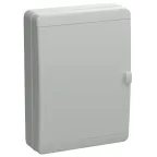 Корпус пластиковый навесной на 54 модуля КМПн-54 IP65 TEKFOR серая непрозрачная дверь