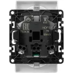 Valena LIFE Розетка силовая двойная 2х2К+З 16А 250В с лицевой панелью со шторками безвинтовые зажимы белая