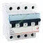Выключатель автоматический четырехполюсный 50А C TX3 6кА