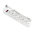 Фильтр сетевой 6x3м 16А/3.2кВт с выключателем с заземлением ПВС 3х1.0 Блокбастер XL PROxima