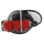 Удлинитель силовой UK-3e-3x1,5-5m-IP44(KG) с заземлением 3 розетки каучук 5м КГ 3х1,5мм2 IP44