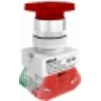 Кнопка красная с фиксацией AEAL-22 Гриб с подсветкой неон 220В ВK-22