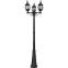 Светильник НТУ-3х100w столб Е27 IP44 черный