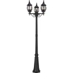 Светильник НТУ-3х100w столб Е27 IP44 черный