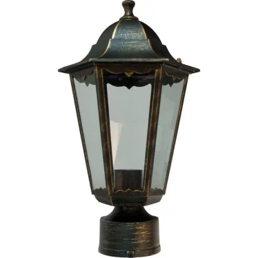 Светильник НТУ-100w на трубу Е27 IP44 черное золото