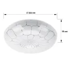 Светильник потолочный светодиодный SPB-6-24-4K Pautina 24Вт 4000K