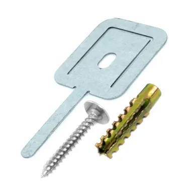 Комплект для крепления ОКЛ с использованием самореза, дюбеля и хомута FR ПР-40 (100 шт)