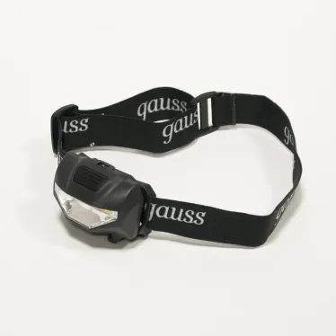 Фонарь светодиодный налобный 1 Вт 100 лм Черный IP42 на батарейках 3xAAА GFL Gauss