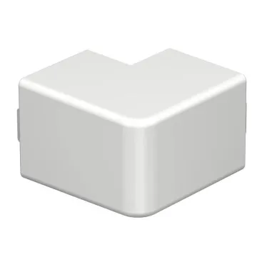 Крышка внешнего угла кабельного канала WDK 40x40 мм (ПВХ, белый)