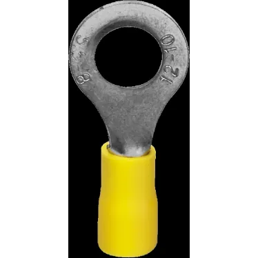 Наконечник кольцевой НКИ 6-8, желтый (50шт/уп.) Navigator