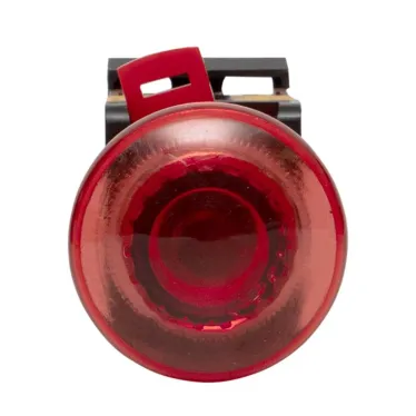 Кнопка красная AELA-22 Гриб с подсветкой 220В NO+NC