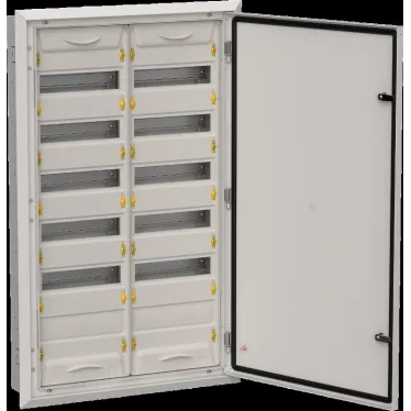 TITAN 5 Корпус металлический ЩРв-144 (2х72) 1005х625х130мм IP31 серый (одна дверь)