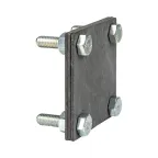 Зажим полоса 40 - полоса 40 (3 пластины 70х70мм) HZ PROxima