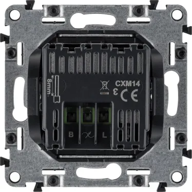 Valena LIFE Светорегулятор кнопочный универсальный 400Вт без нейтрали С лицевой панелью Белый