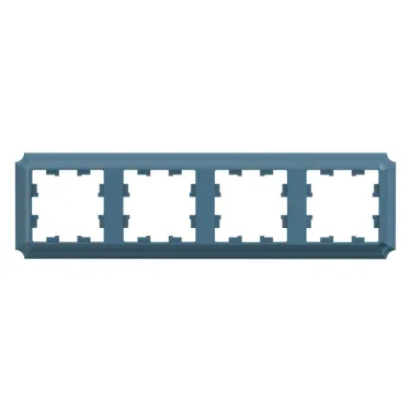 ATLASDESIGN ANTIQUE 4-постовая рамка, универсальная, ИЗУМРУД